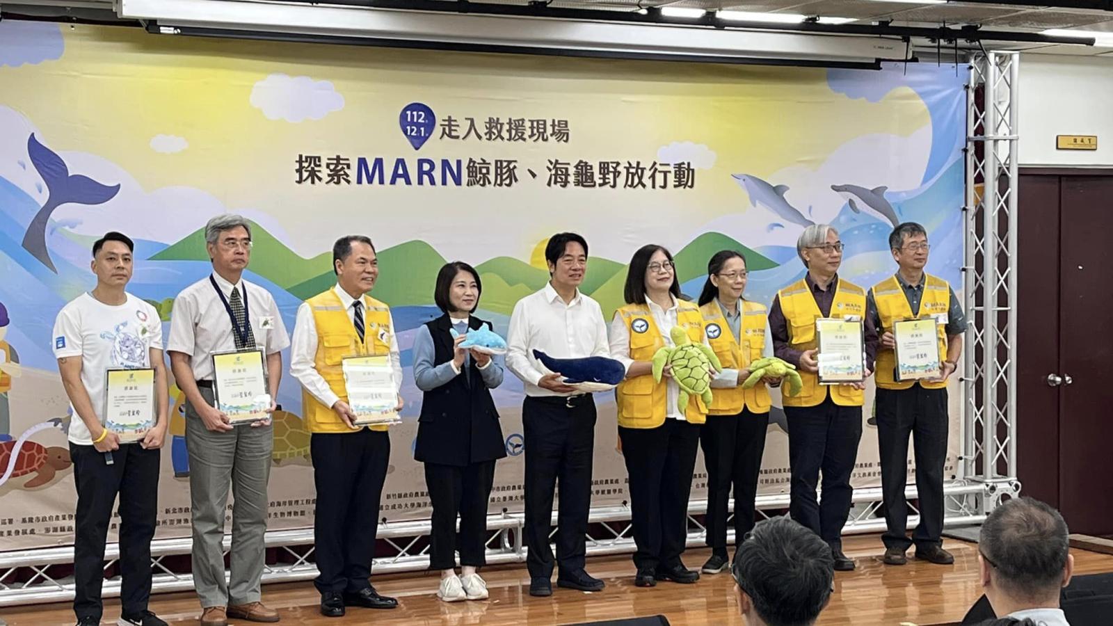 海保署MARN成功救援瀕危綠蠵龜