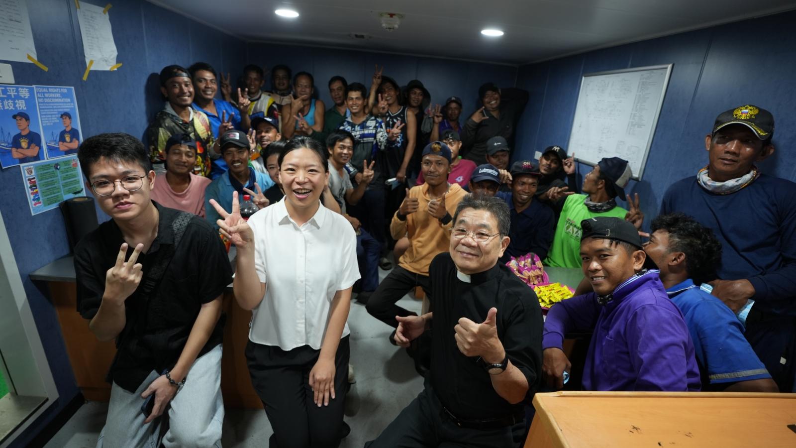 豐群攜手海員中心舉辦教育訓練與啟航祝禱