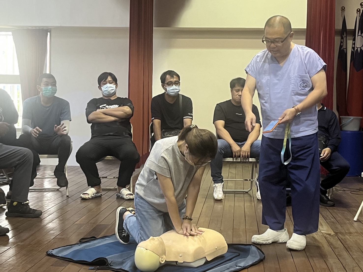 漁業署攜遠洋公會、榮總辦救命術訓練