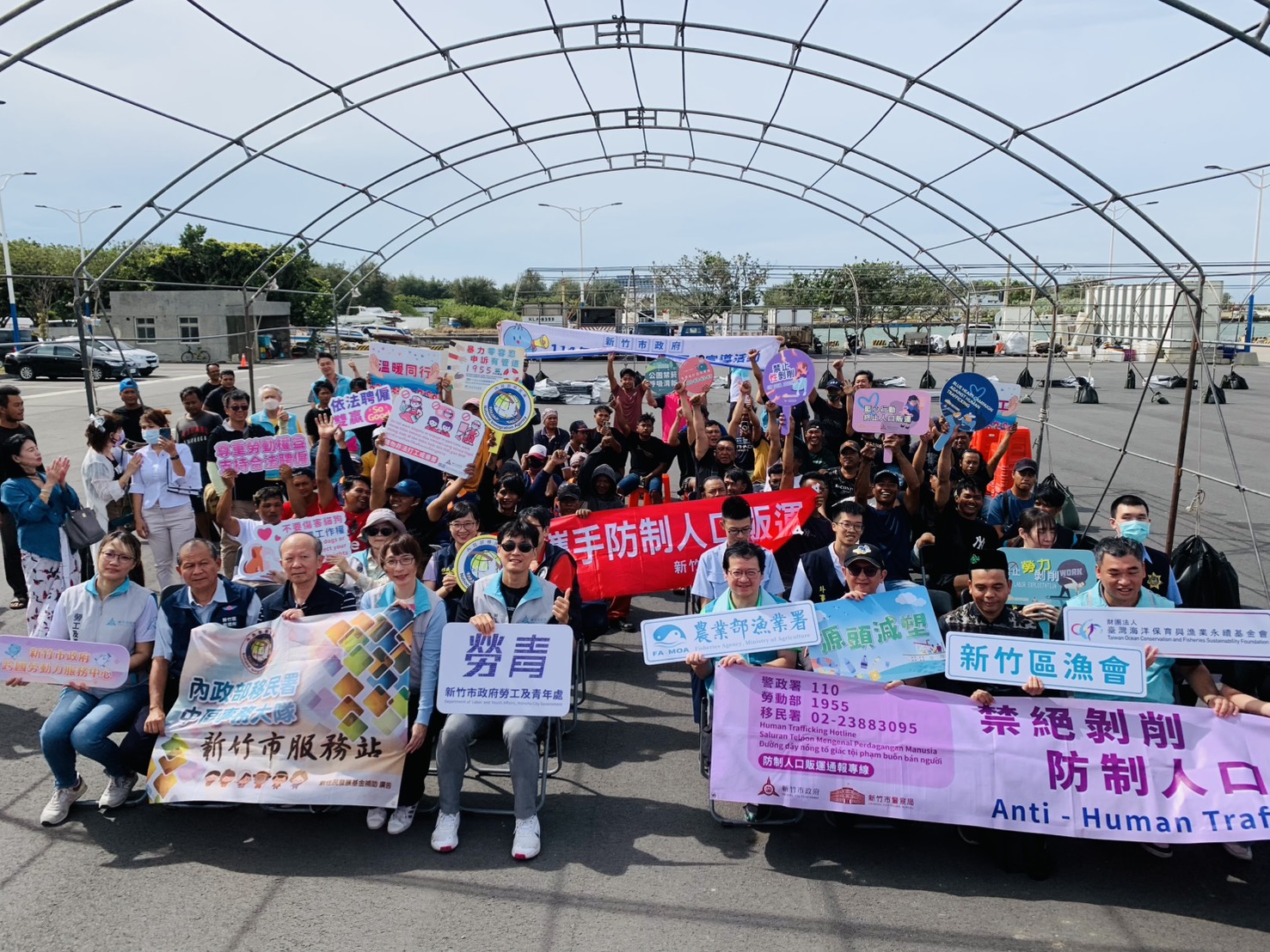 外籍漁工海洋廢棄物減量園遊會新竹登場