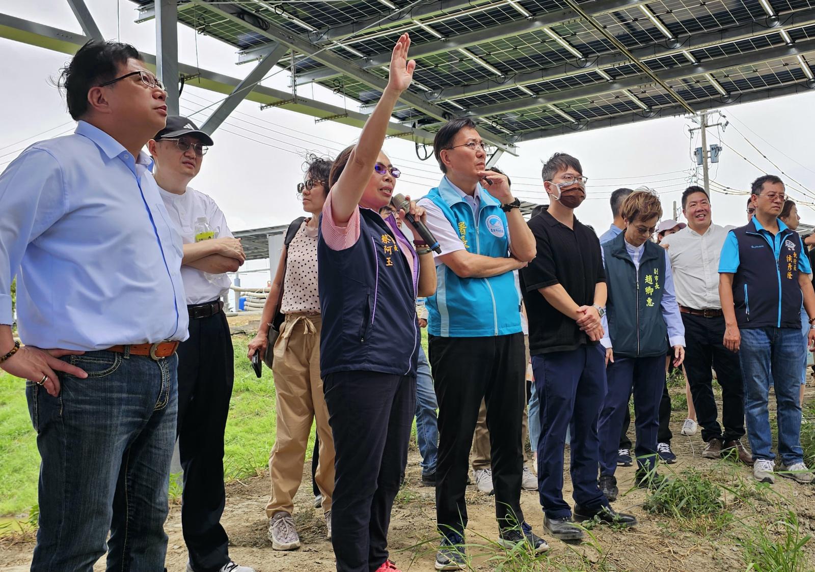 南瀛養殖協會第2期漁電共生案場動土